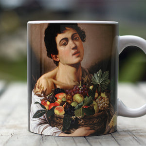 Ceramic Mugs Caravaggio Boy with a Fruit Basket