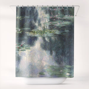 Shower Curtains Claude Monet Pond with Water Lilies