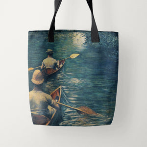 Tote Bags Gustave Caillebotte The Canoes