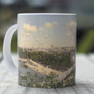 Ceramic Mugs Martin Rico Ortega View of Paris from the Trocadero