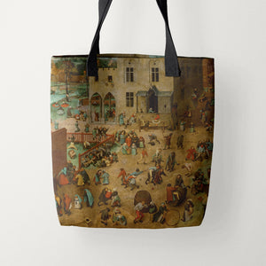 Tote Bags Pieter Bruegel the Elder Children’s Games